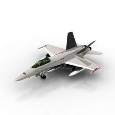 Free Airplane hornet N199 3D model for 3ds Max Library Download